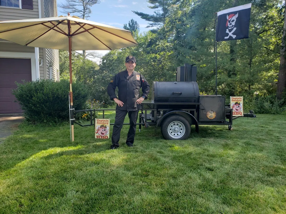 Smokey Mike with Smoker